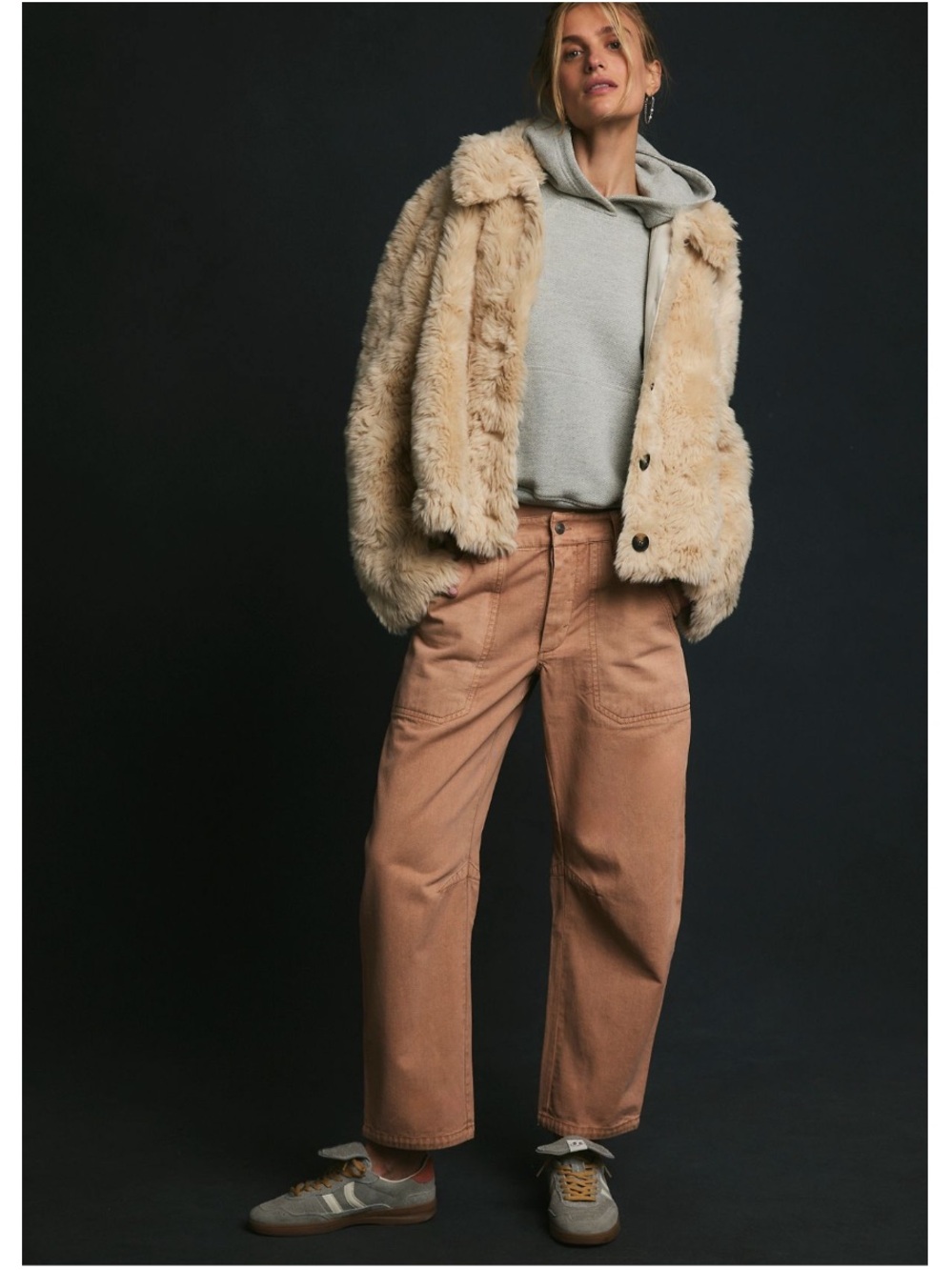 Free People Alice Throw On Faux Fur Jacket - Picture 5 of 11